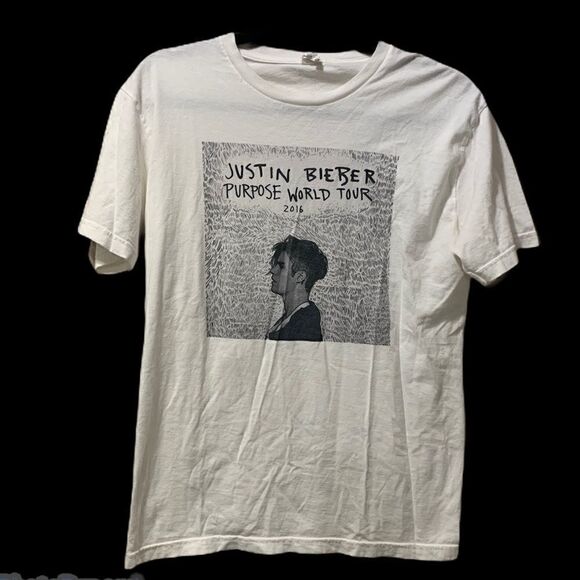 Justin Bieber Purpose World Tour T-Shirt 2016 (J1) - Picture 1 of 4